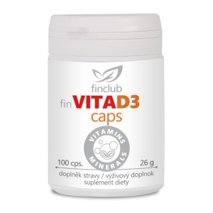 Finclub VitaD3caps 100kaps. 